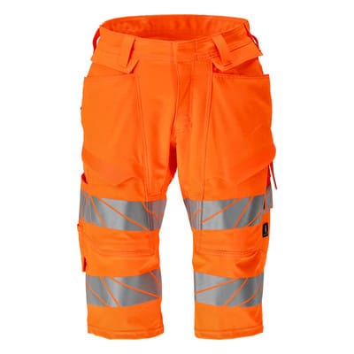 19249-510 Shorts, lang, hi-vis orange, C45