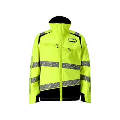 21002-335 Softshell Jacke, hi-vis gelb/schwarzblau, L