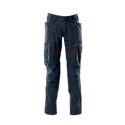 18579-442 Hose mit Knietaschen, schwarzblau, 82C70