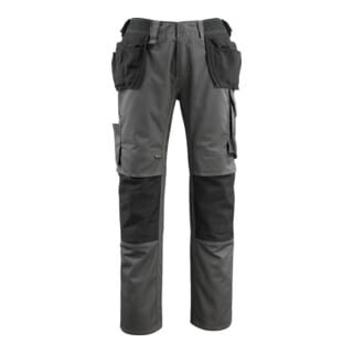 14031-203 Hose mit Hängetaschen, dunkelanthrazit/schwarz, 82C52