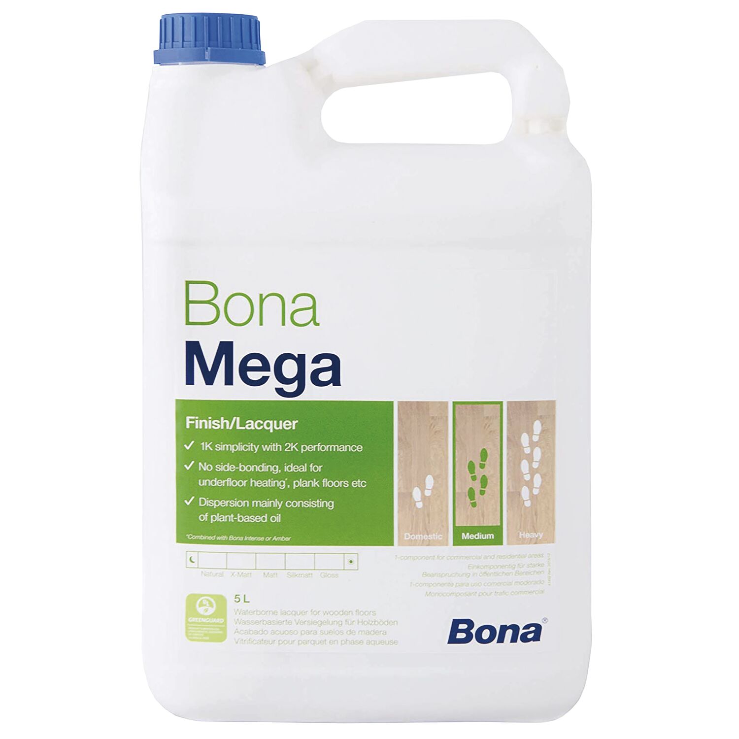 Bona Mega 1-k-polyurethanlack Für Holzböden Glänzend 5 L