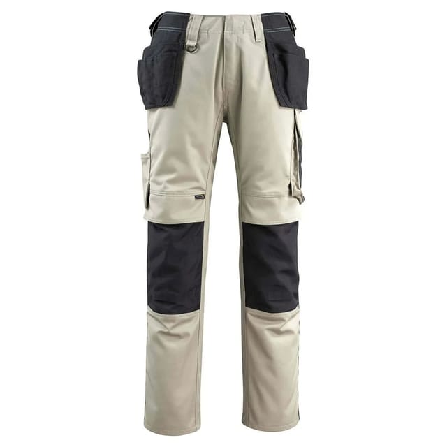 14031-203 Hose mit Hängetaschen, hellkhaki/schwarz, 82C50