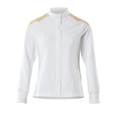 20064-511 Jacke, weiß/currygelb, 3XL
