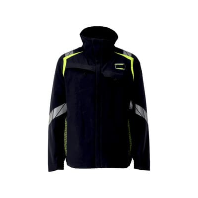 21209-284 Jacke, schwarzblau/hi-vis gelb, 2XL