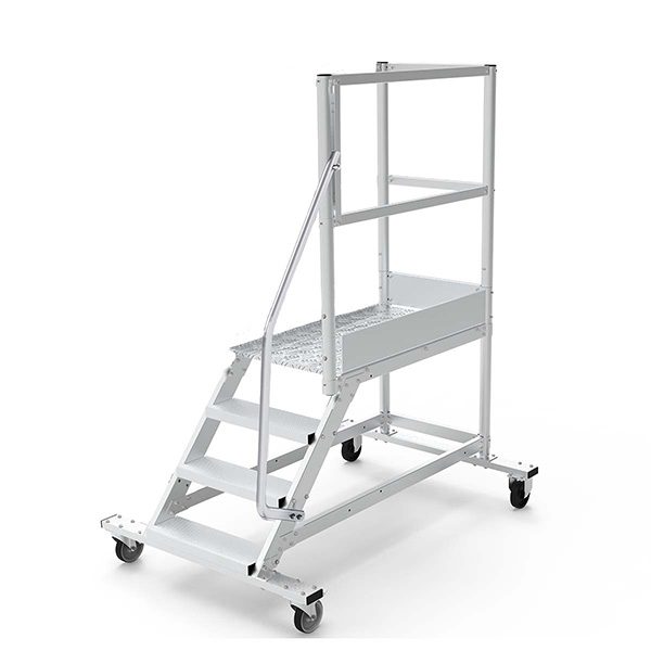 Mobile Plattform Mit Geländer Rechts Und Hinten - Maximale Arbeitshöhe 3.00m - Ptf105-d
