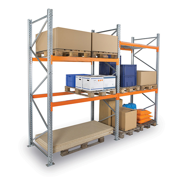 Palettenregale 2 Ebenen - Startmodul: 3000x3300x1100mm - Rayopal/2n/3033/d