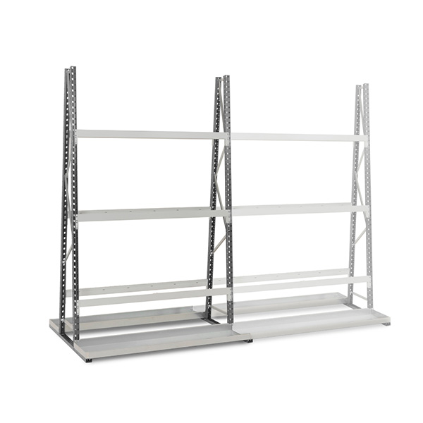 Vertikalregale 1-seitig - Nächstes Element - 2500x1500x760mm - Nur In Verbindung Mit Einem Startmodul Verwendbar. - Rayovert/2c/1834/s