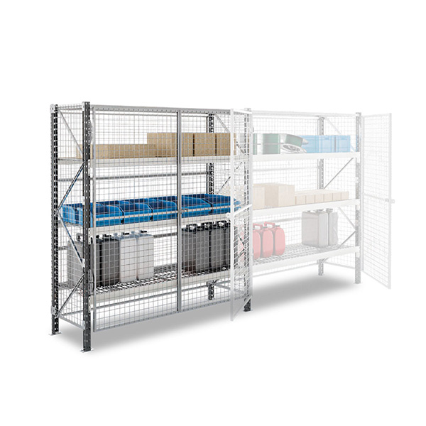 Gitterregale Und Verschließbare Regale - 3 Ebenen - Startmodul - 2500x1800x800mm - Raygril/3n/2580/d