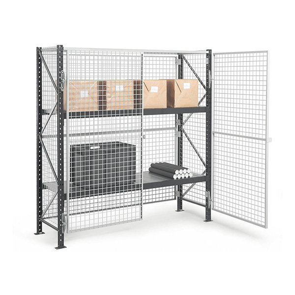 Regale Mit Gitterregalen Und Verriegelungen - 2 Ebenen - Startmodul - 2000x1800x800mm - Raygril/2n/2080/d
