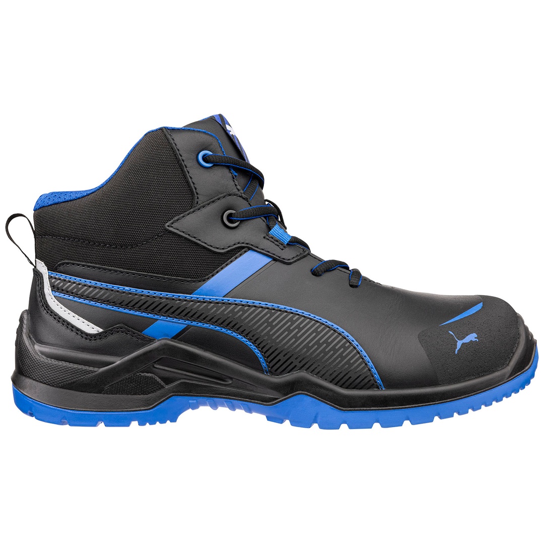 Puma Safety Sicherheitsschuhe Krypton Mid - Blau - S3s - Größe 45