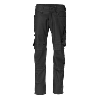 20279-459 Hose mit Knietaschen, schwarz, 82C47