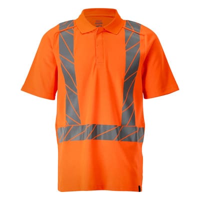 22183-771 Polo-Shirt, hi-vis orange, 5XL