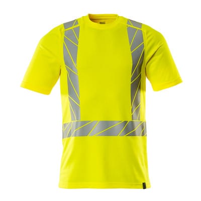 22182-771 T-Shirt, hi-vis gelb, M
