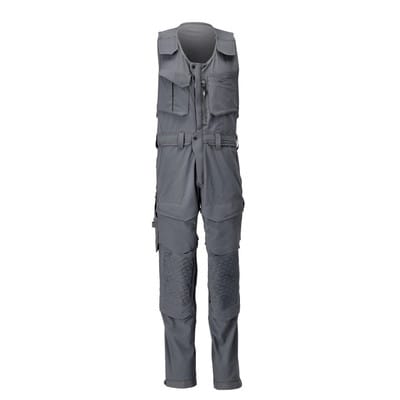 22069-311 Kombihose mit Knietaschen, anthrazitgrau, 90C54