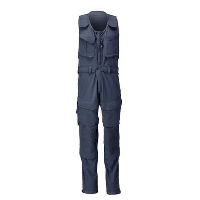 22069-311 Kombihose mit Knietaschen, schwarzblau, 82C60