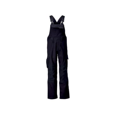 20769-563 Latzhose mit Knietaschen, schwarzblau, 82C46