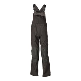 21869-330 Latzhose mit Knietaschen, dunkelanthrazit, 82C44