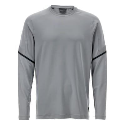 22281-461 T-Shirt, Langarm, silbergrau, L