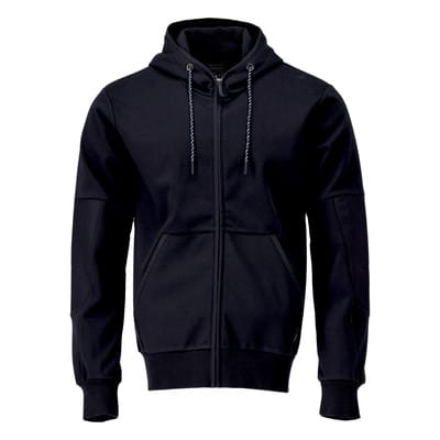22386-365 Kapuzensweatshirt mit winddichter Membran, schwarzblau, 2XL