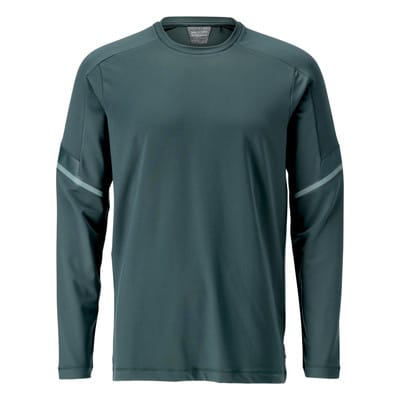 22281-461 T-Shirt, Langarm, waldgrün, S