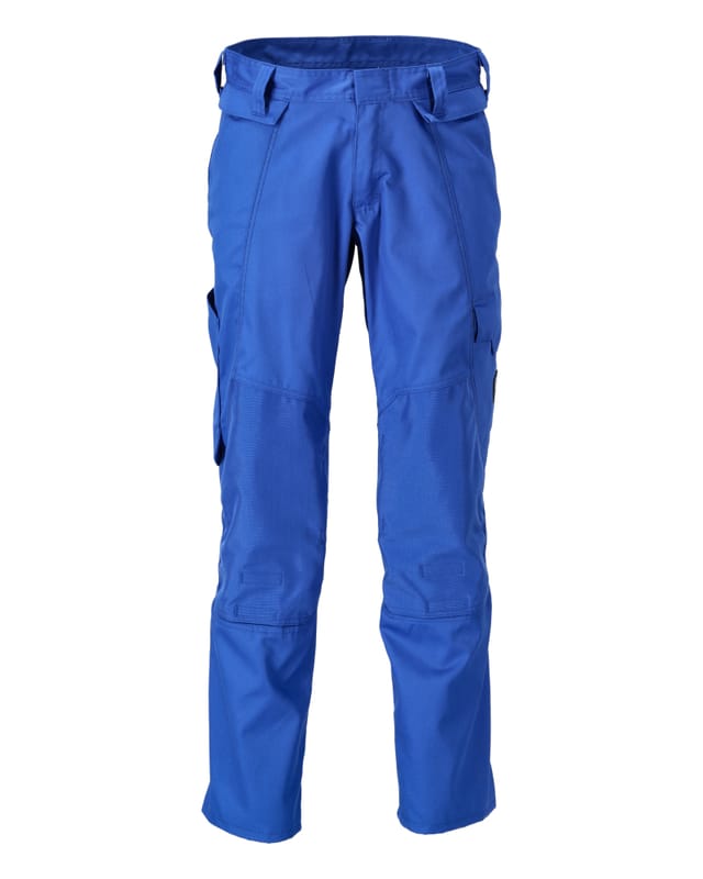 21879-330 Hose mit Knietaschen, azurblau, 82C58