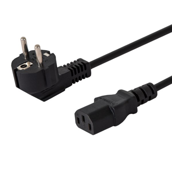 Savio Cl-146 Power Cable Schuko Iec C13, 3 M, Black