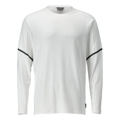 22281-461 T-Shirt, Langarm, weiß, XS