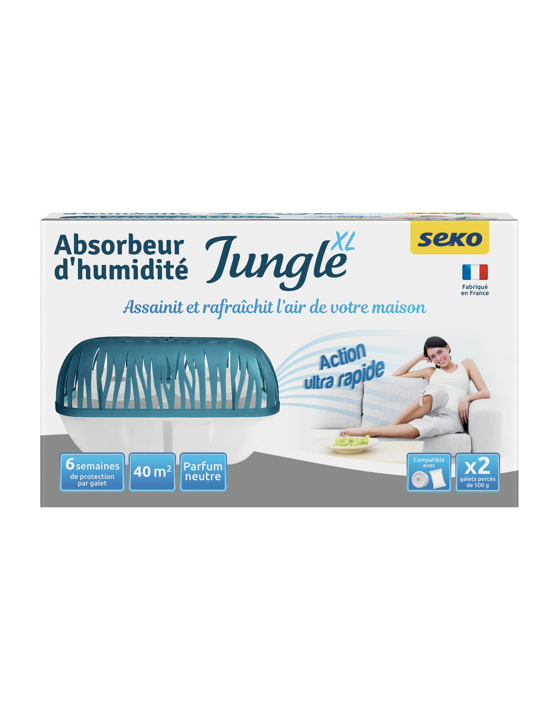 Absorbeur D'Humidité Jungle Xl Déshumidificateur Puissant - Sodepac Sa