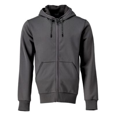 22486-378 Kapuzensweatshirt mit Reißverschluss, anthrazitgrau, M