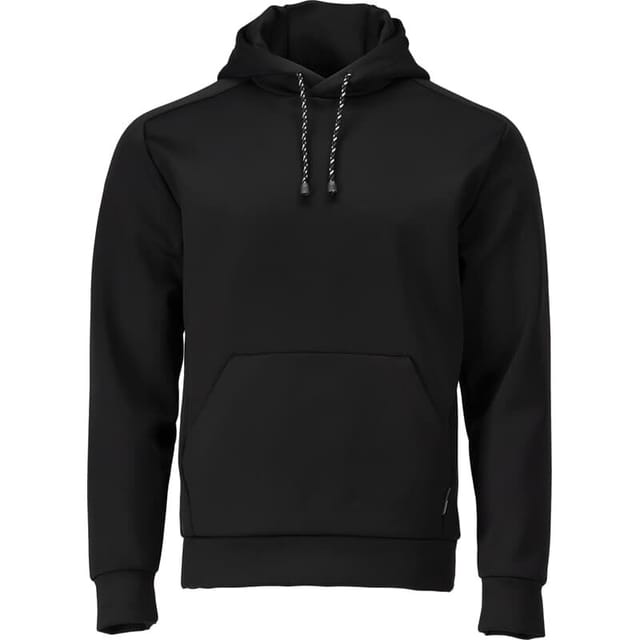 22286-608 Fleece Kapuzensweatshirt, schwarz, 4XL