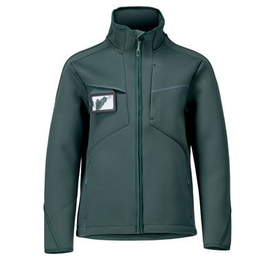 22085-662 Softshell Jacke, waldgrün, M