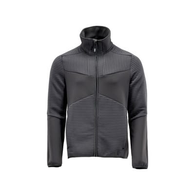 22503-681 Fleecepullover mit Reißverschluss, anthrazitgrau, XS