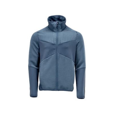 22503-681 Fleecepullover mit Reißverschluss, steinblau, XS