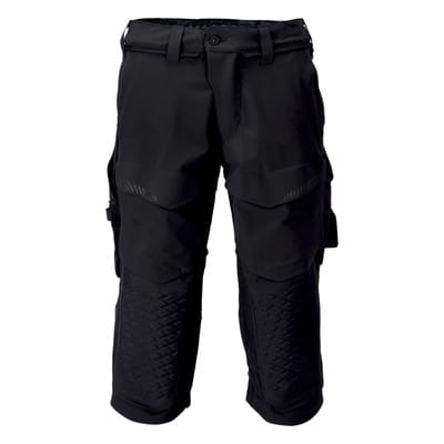 22249-605 Dreiviertel-Hose mit Knietaschen, schwarzblau, C58