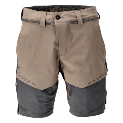 22149-605 Shorts, dunkel sandbeige/anthrazitgrau, 24C56