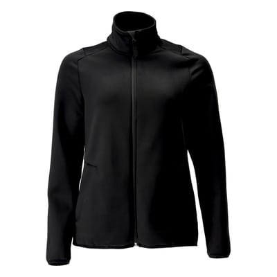 22553-608 Fleecepullover mit Reißverschluss, schwarz, 3XL