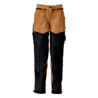 22278-605 Hose mit Knietaschen, nussbraun/schwarz, 82C36