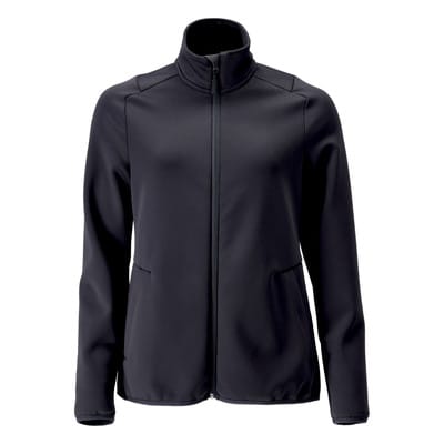 22553-608 Fleecepullover mit Reißverschluss, schwarzblau, 2XL