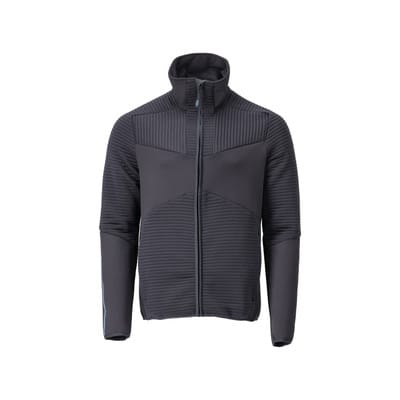 22503-681 Fleecepullover mit Reißverschluss, schwarzblau, L