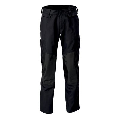 21879-330 Hose mit Knietaschen, schwarz, 82C56