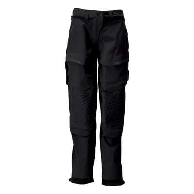 22278-605 Hose mit Knietaschen, schwarz, 76C52