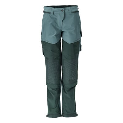 22278-605 Hose mit Knietaschen, hell waldgrün/waldgrün, 76C50