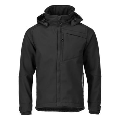 23102-246 Softshell Jacke, schwarz, 2XL