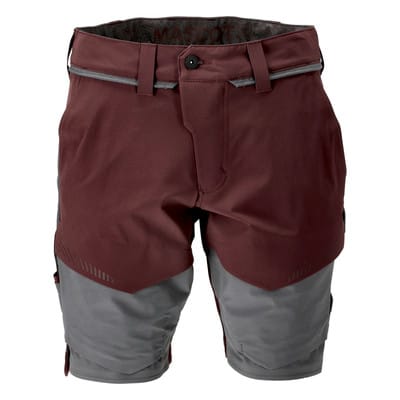 22149-605 Shorts, bordeaux/anthrazitgrau, 24C54