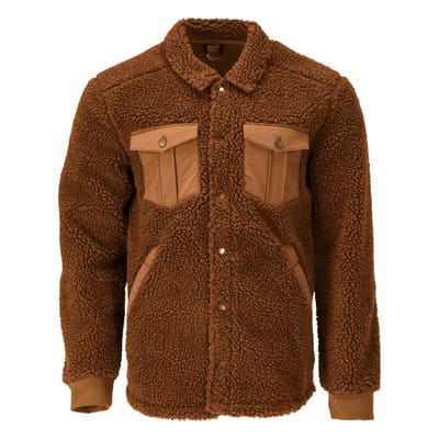 23004-682 Faserpelz Hemd, nussbraun, L