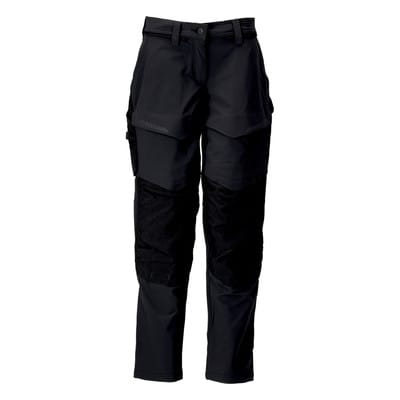 22378-311 Hose mit Knietaschen, schwarz, 82C38