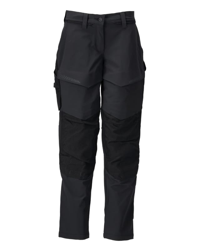 22378-311 Hose mit Knietaschen, schwarz, 76C56