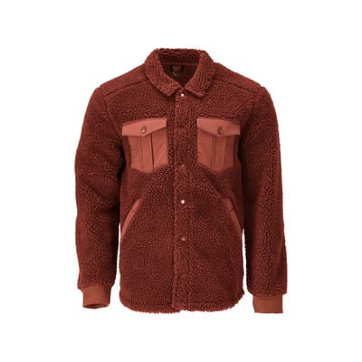 23004-682 Faserpelz Hemd, herbstrot, 4XL