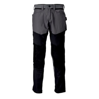 22479-230 Hose mit Knietaschen, anthrazitgrau/schwarz, 90C56