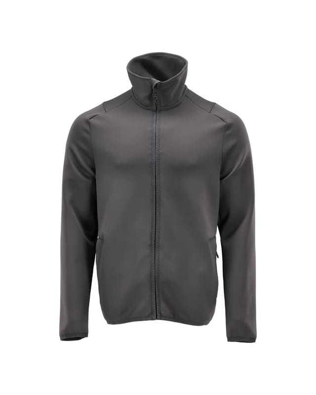 22585-608 Fleecepullover mit Reißverschluss, anthrazitgrau, 3XL